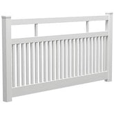 Semi privacy panel kit Hamptons fence panel 2388 x 1200mm PVC, 7 Year Warranty